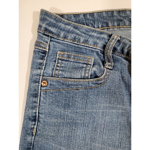 Southpole Jeans Bootcut Rhinestone Embellished Pockets Denim Pants Size 9 - Picture 4 of 13